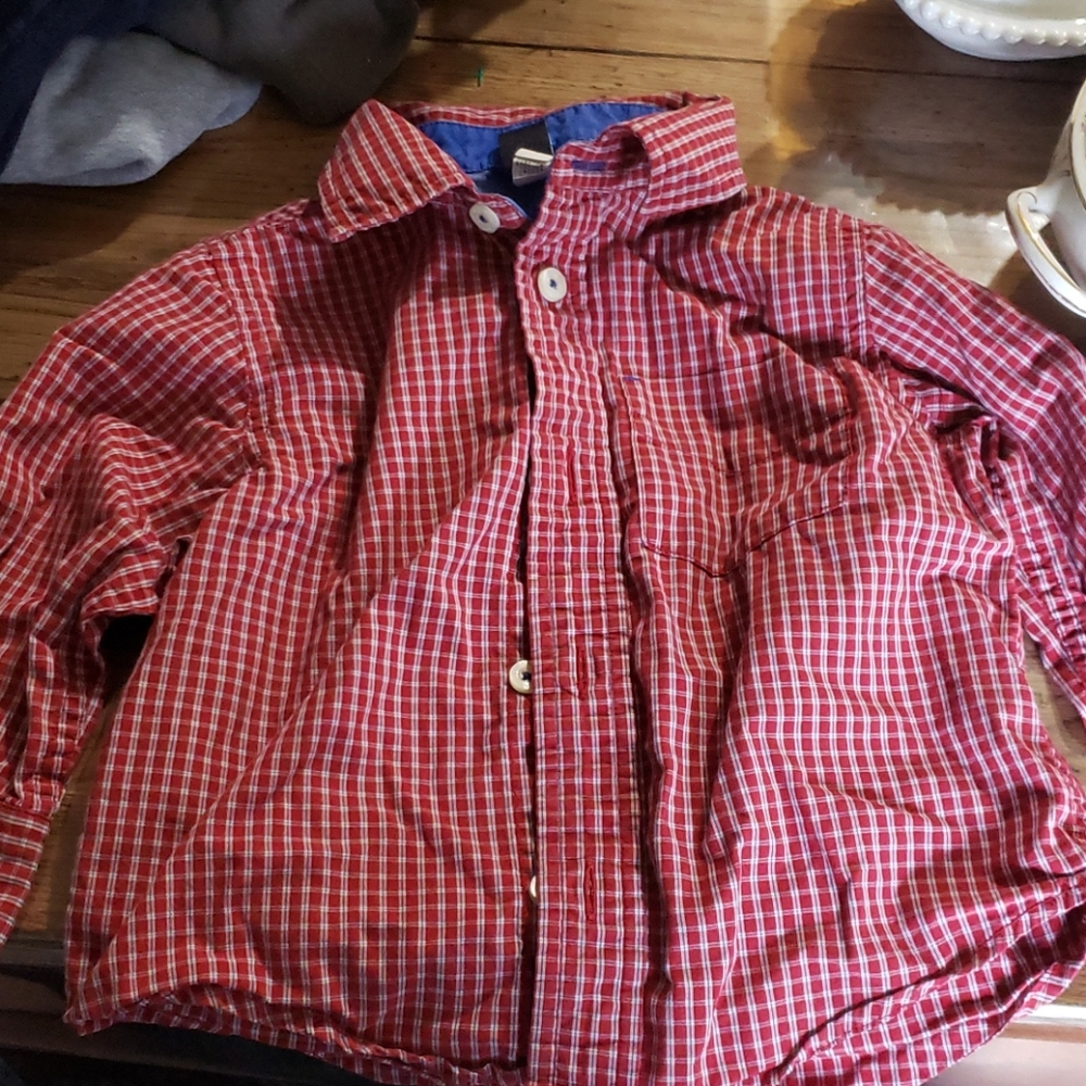 Toddler button down